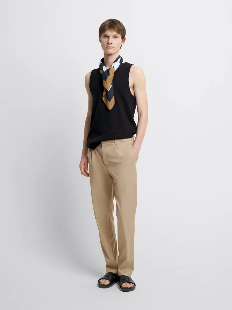 Chino stretch taille élastiquée