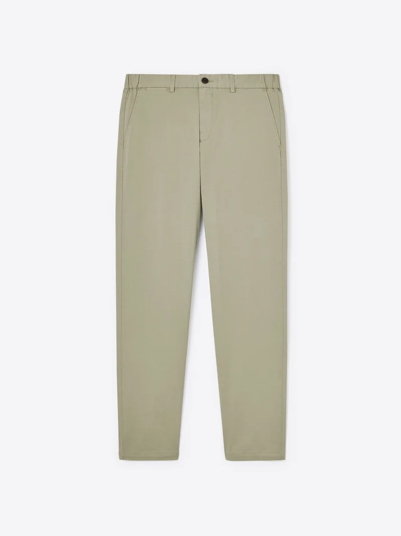 Chino regular en coton tencel