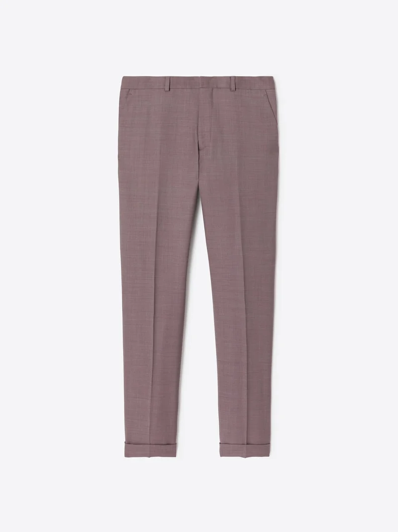 Pantalon de costume slim en laine