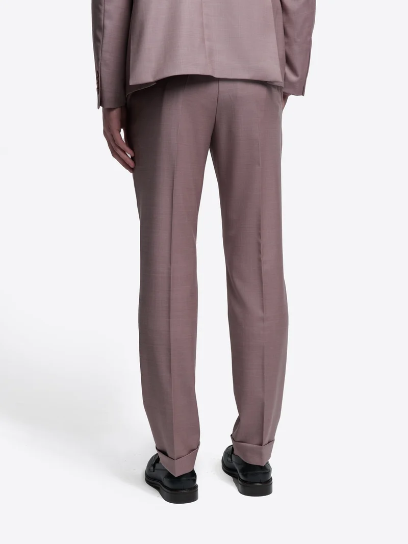 Pantalon de costume slim en laine