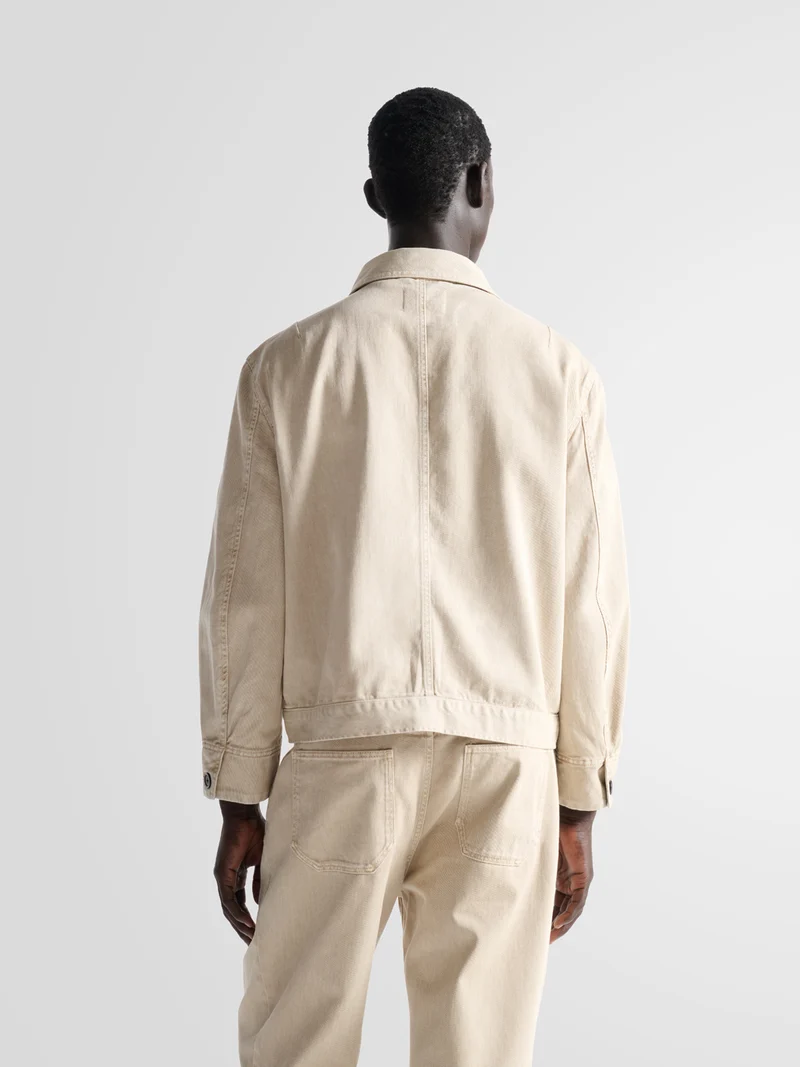 Veste col chemise en twill - L'atelier