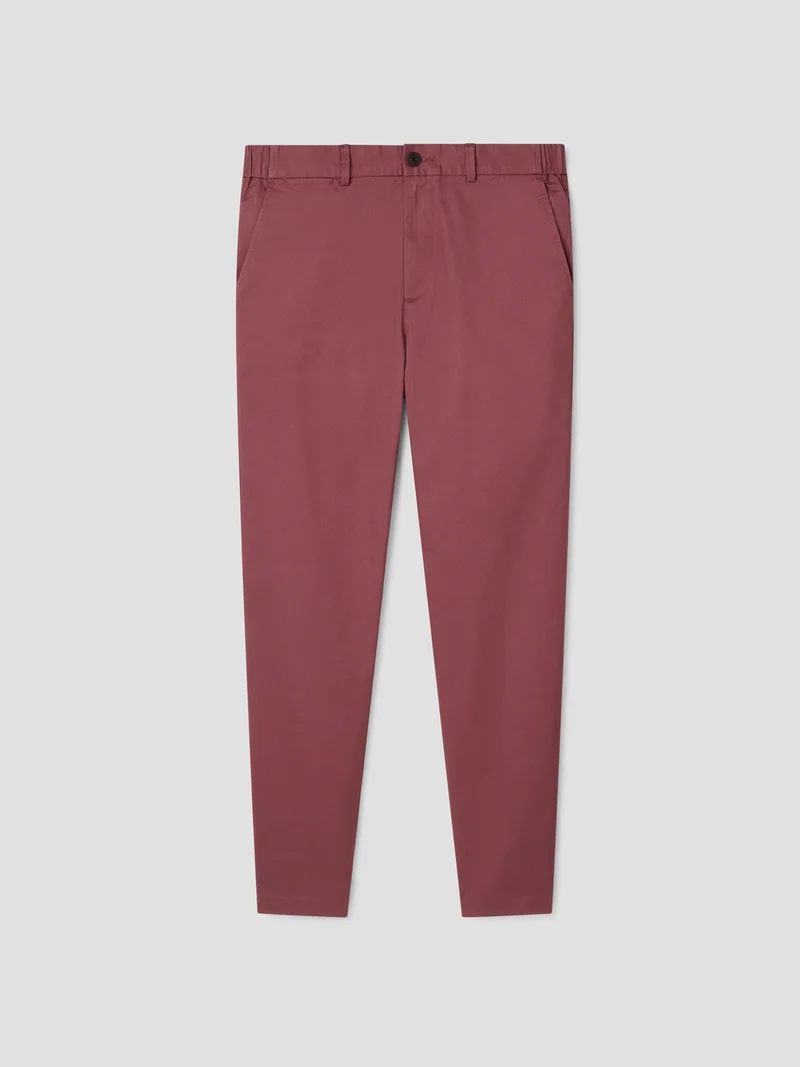 Chino en coton mélangé