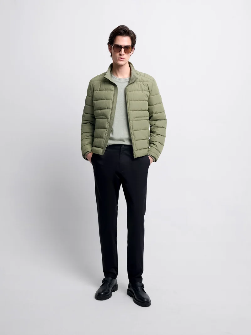 Chino en coton mélangé