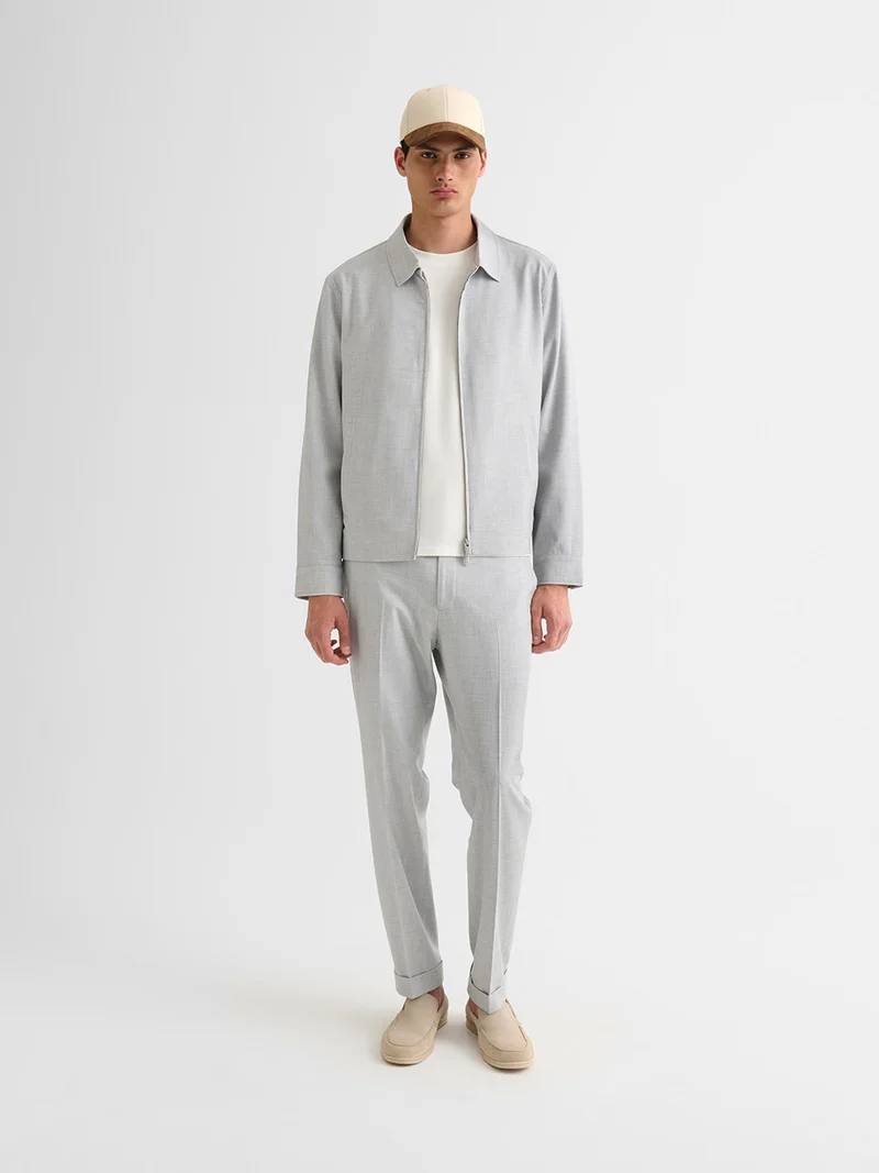 Veste casual regular col chemise