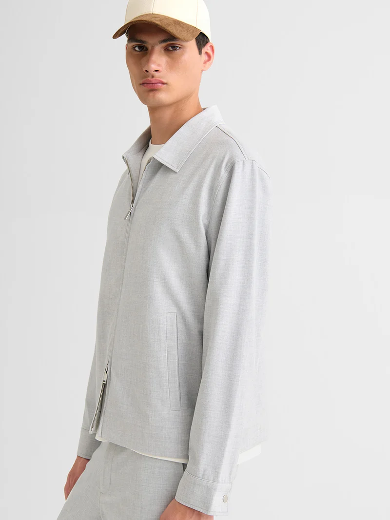 Veste casual regular col chemise