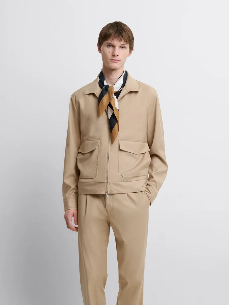 Veste col chemise