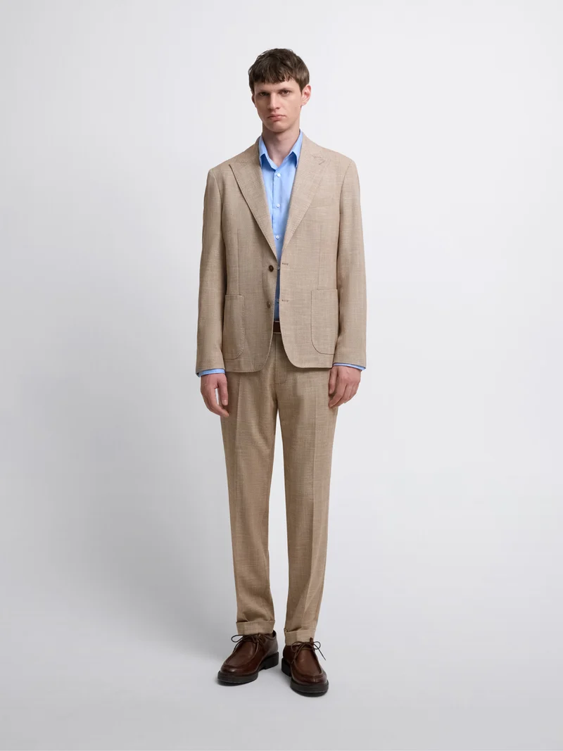 Pantalon de costume à motif