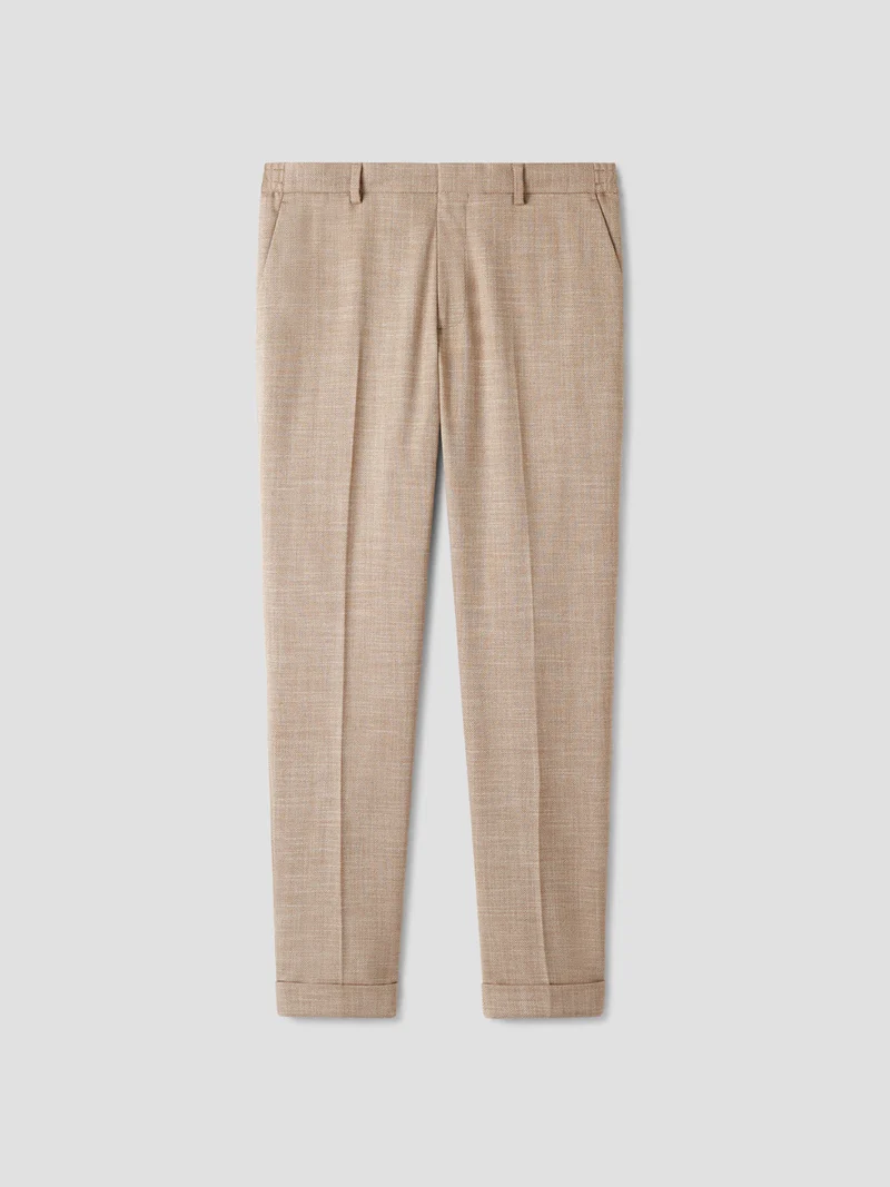 Pantalon de costume à motif
