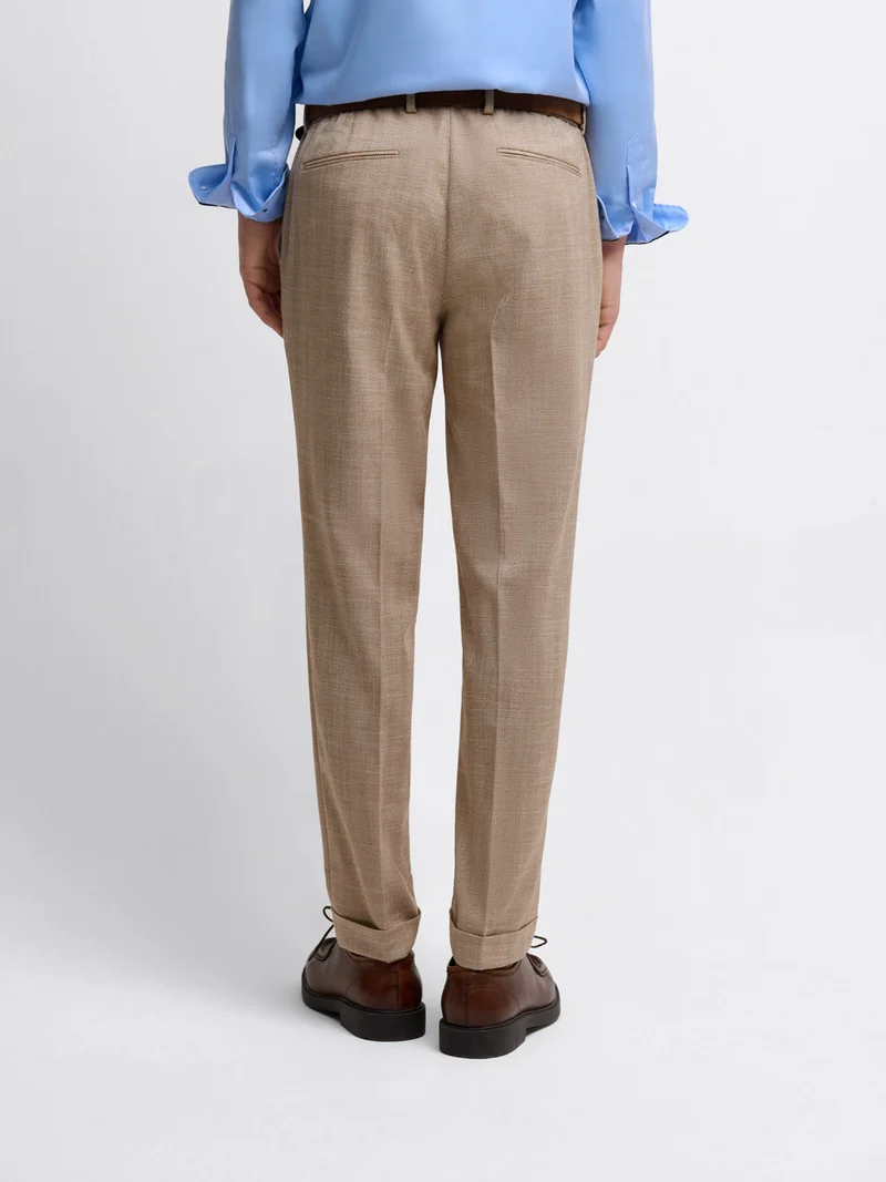 Pantalon de costume à motif