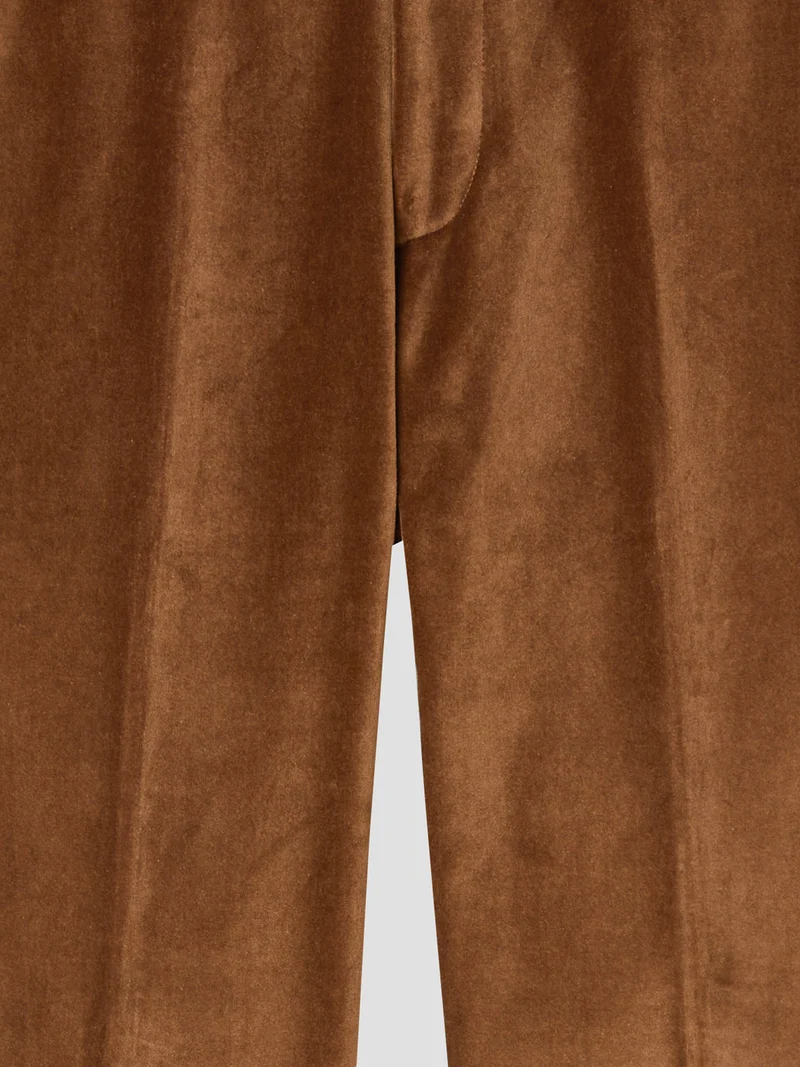 Pantalon de costume slim en velours