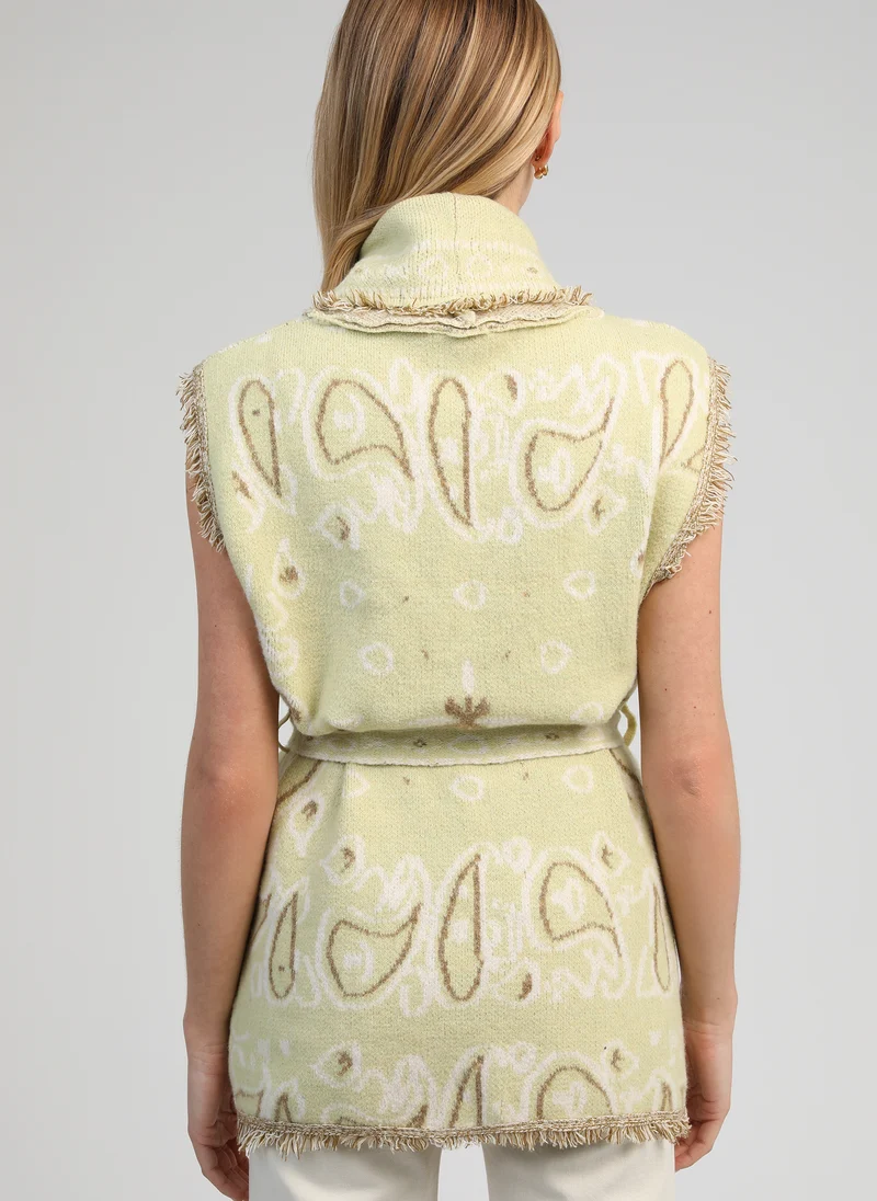 VESTE SANS MANCHES NINDI jaune