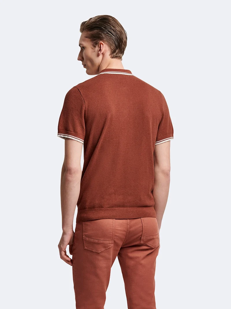 Polo manches courtes en coton