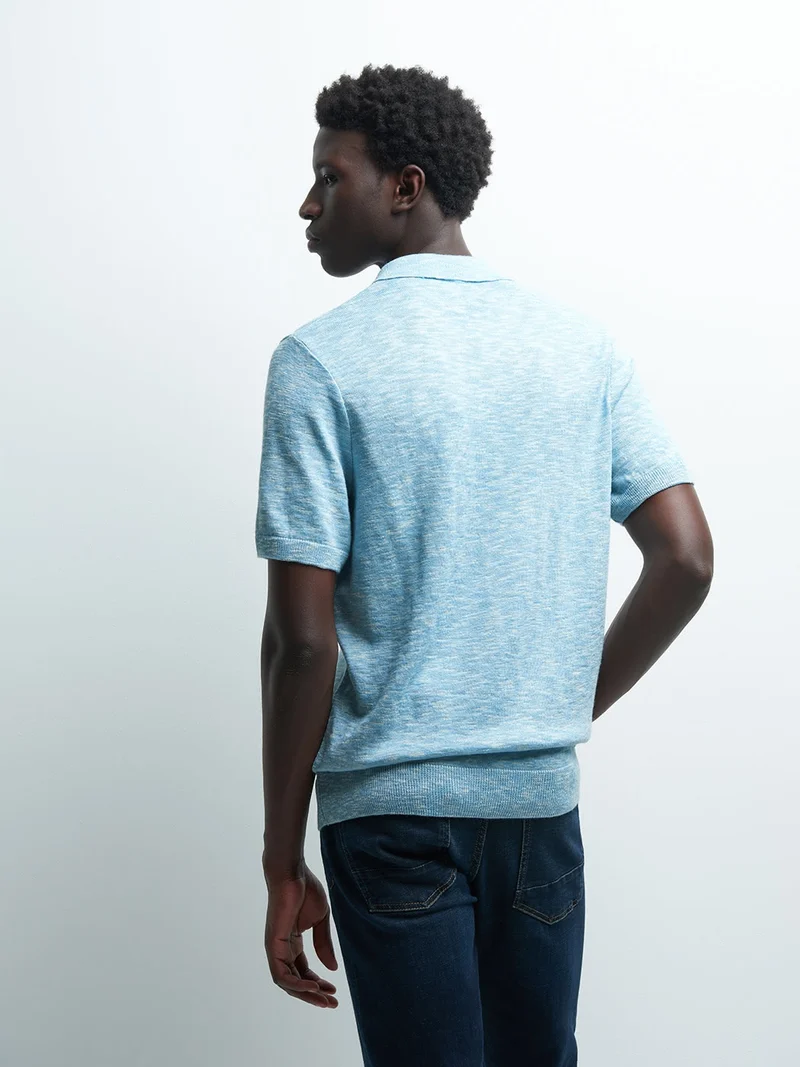 Polo maille col polo