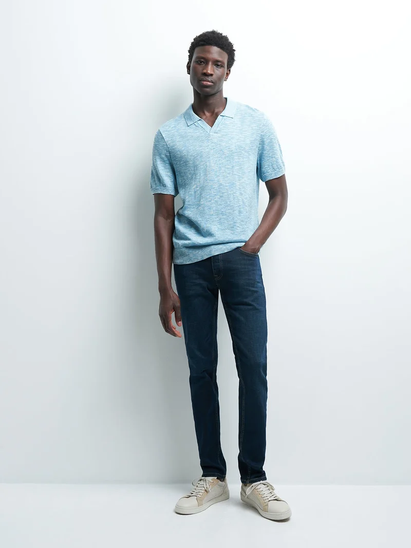 Polo maille col polo