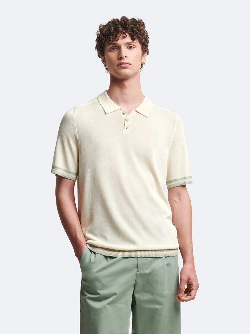 Polo manches courtes col polo
