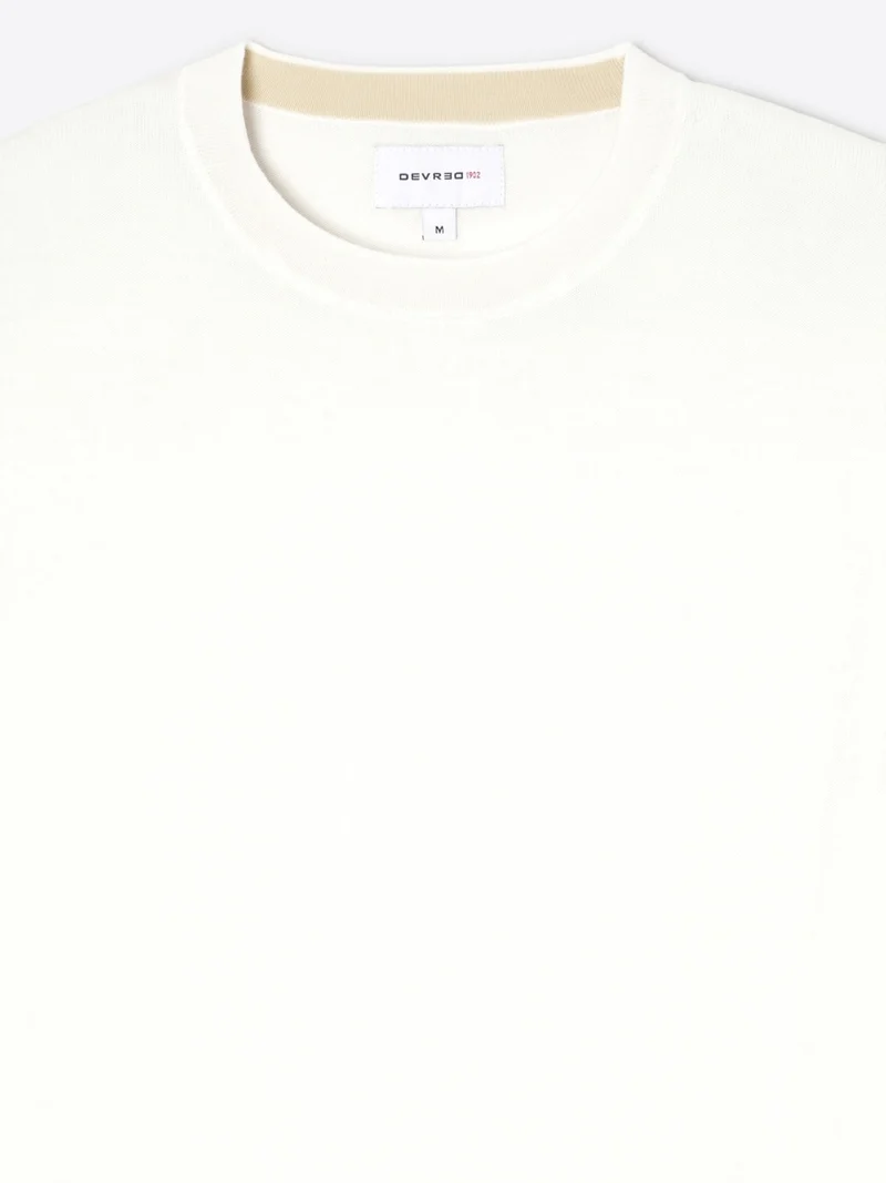T-shirt maille col rond