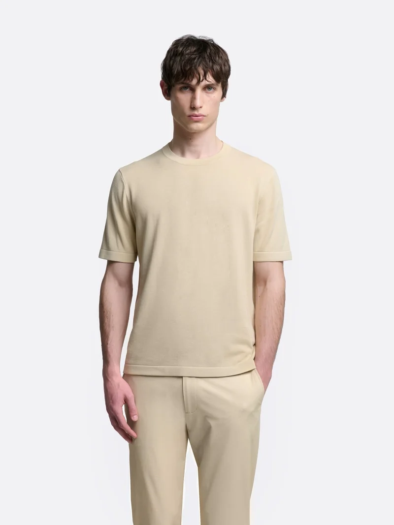 T-shirt maille col rond