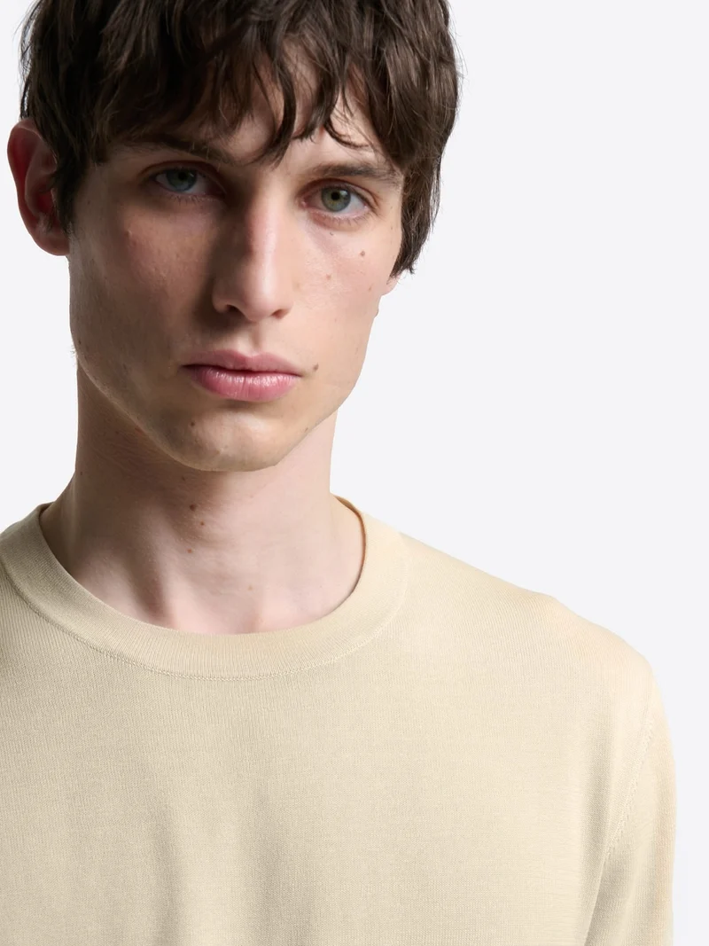 T-shirt maille col rond