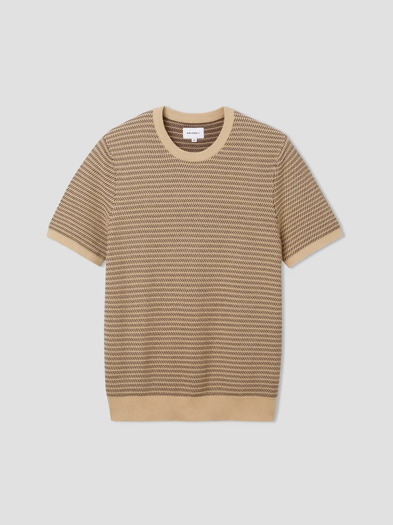 T-shirt col rond en coton biologique