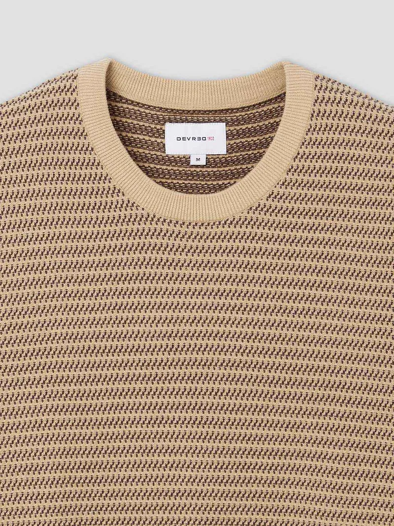 T-shirt col rond en coton biologique