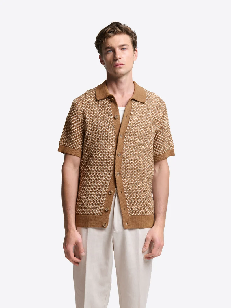 Chemise en maille fantaisie