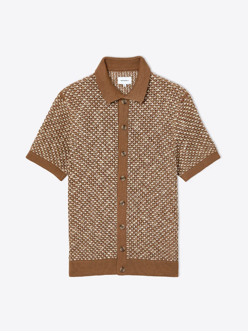 Chemise en maille fantaisie