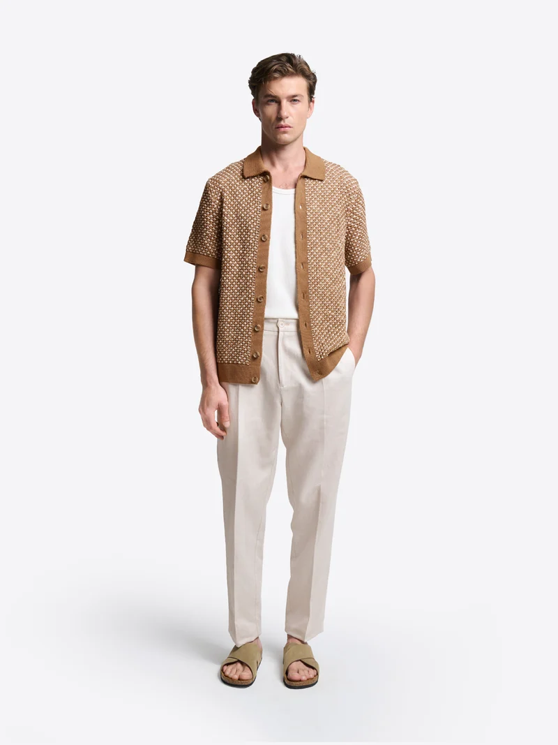 Chemise en maille fantaisie