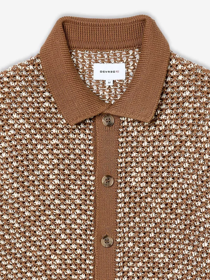 Chemise en maille fantaisie