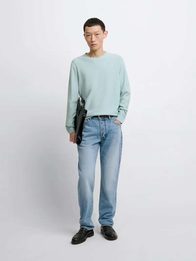Jean denim regular en coton