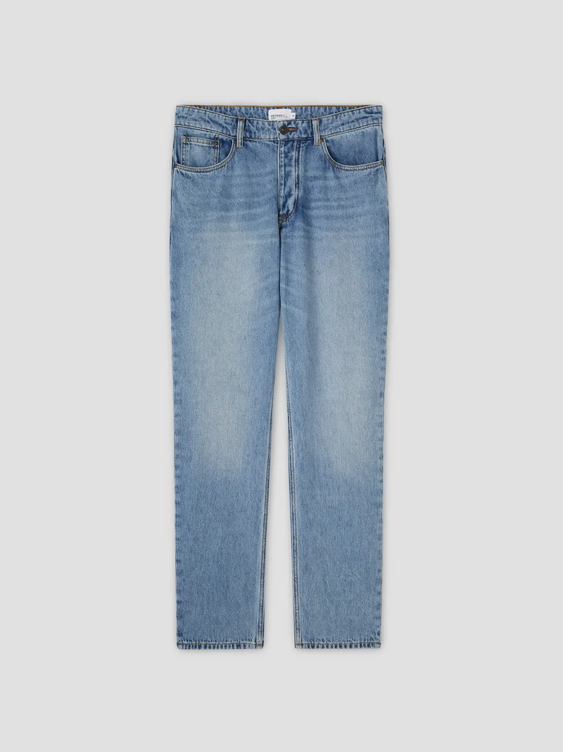 Jean denim regular en coton