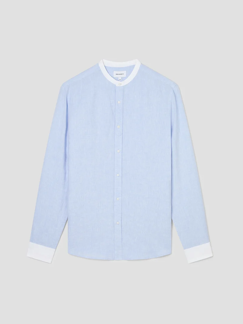 Chemise slim en lin