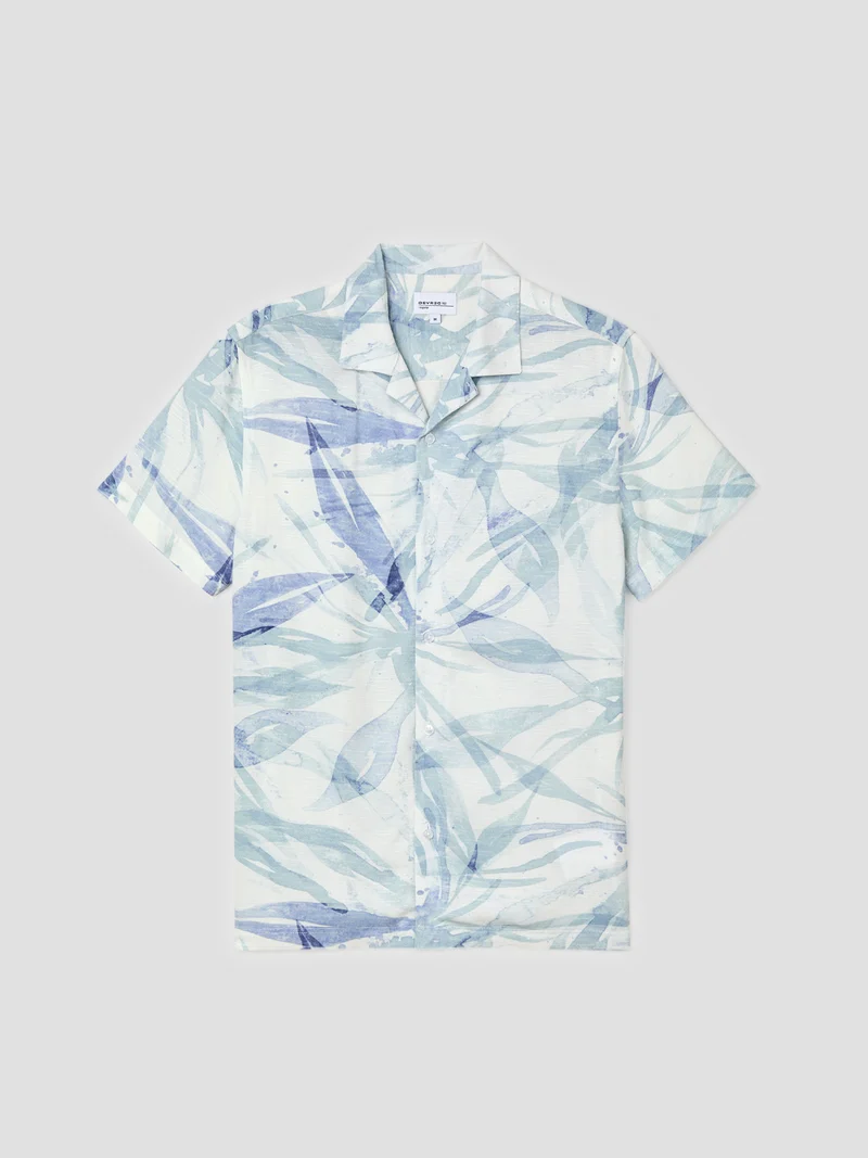 Chemise manches courtes regular à motif