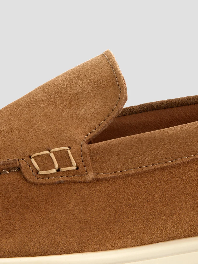 Mocassins en cuir suédé