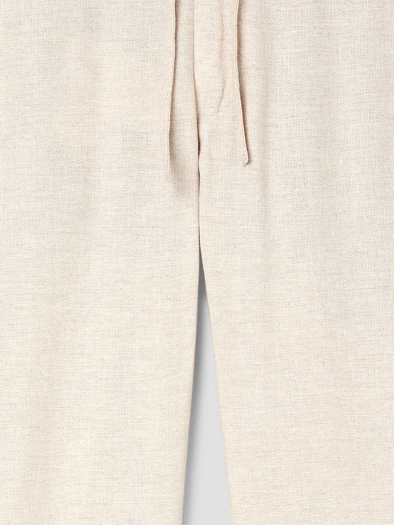 Chino en coton lin