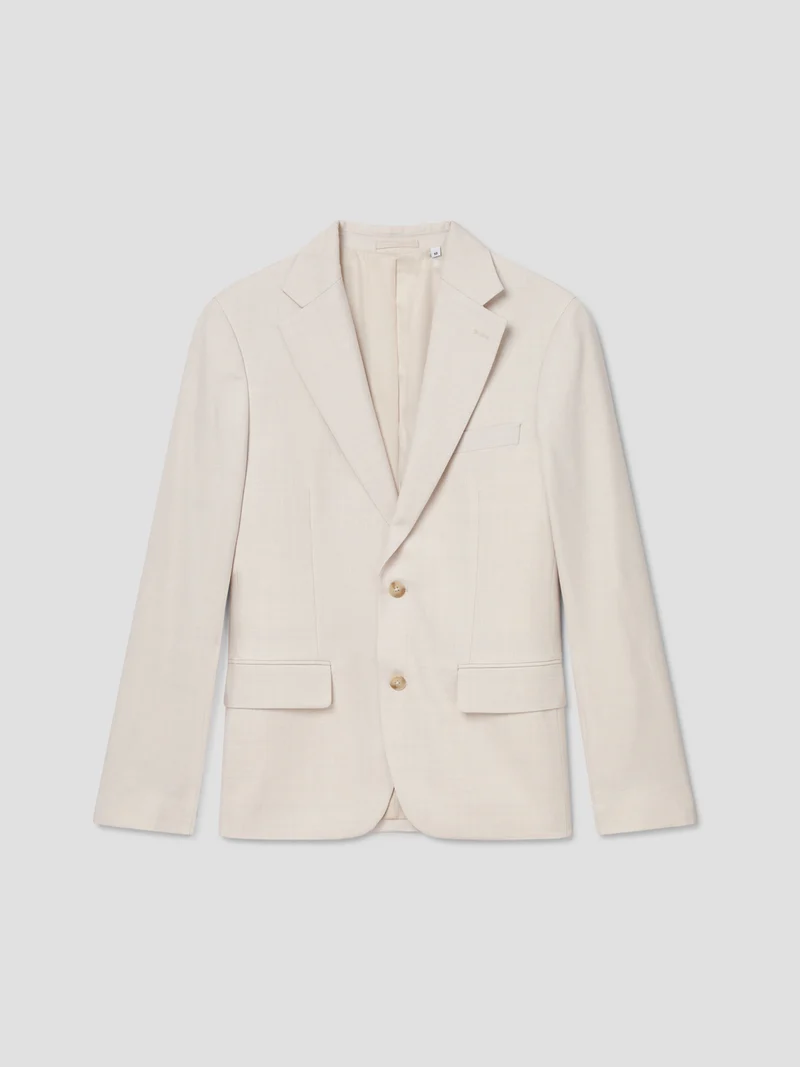 Veste de costume slim en laine mélangé