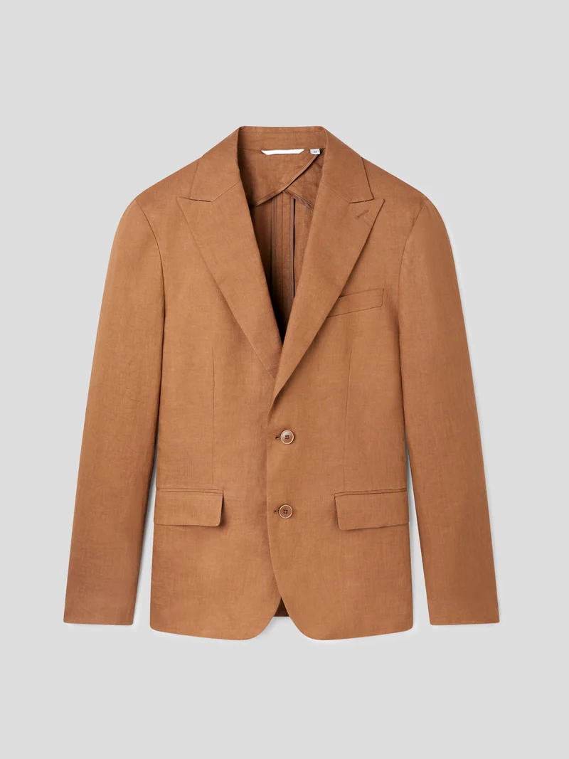 Veste de costume slim en lin
