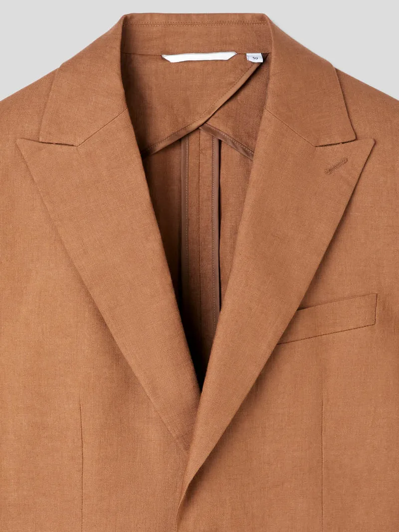 Veste de costume slim en lin