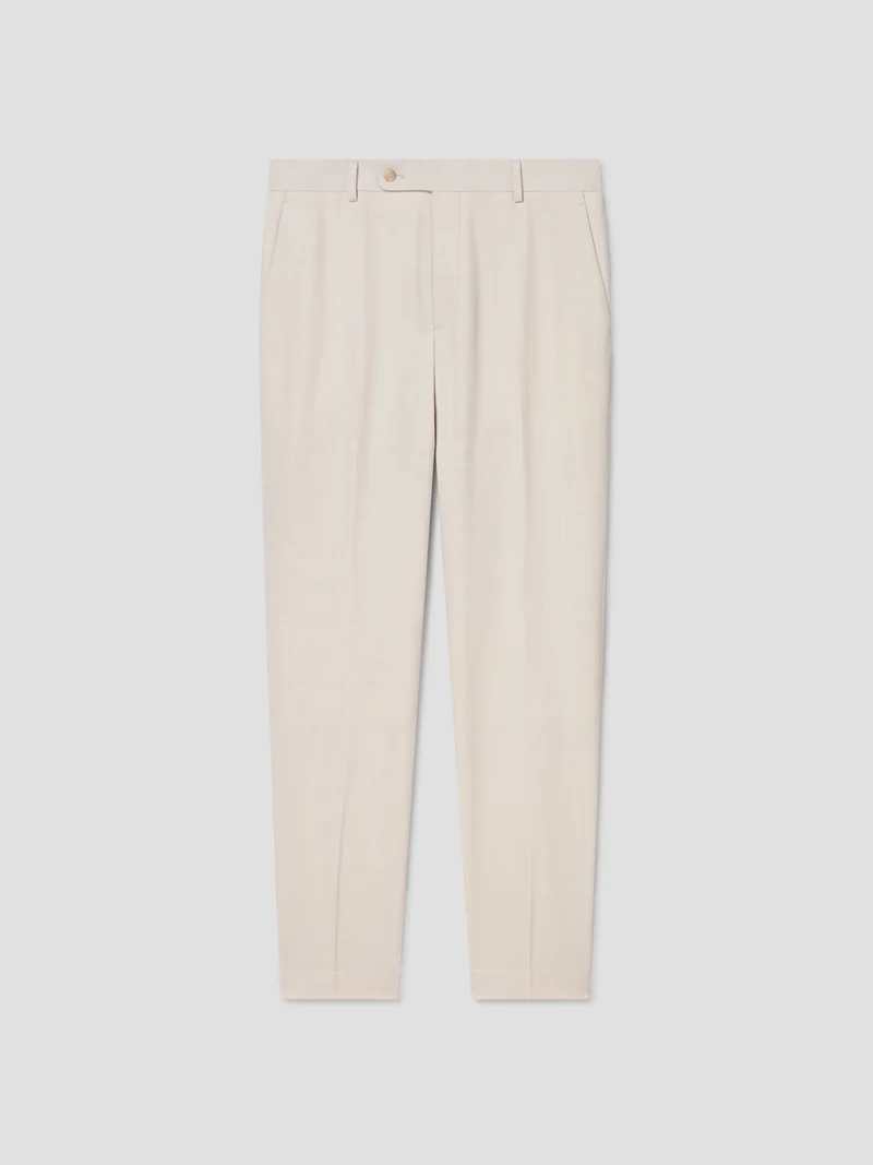 Pantalon de costume slim laine mélangé