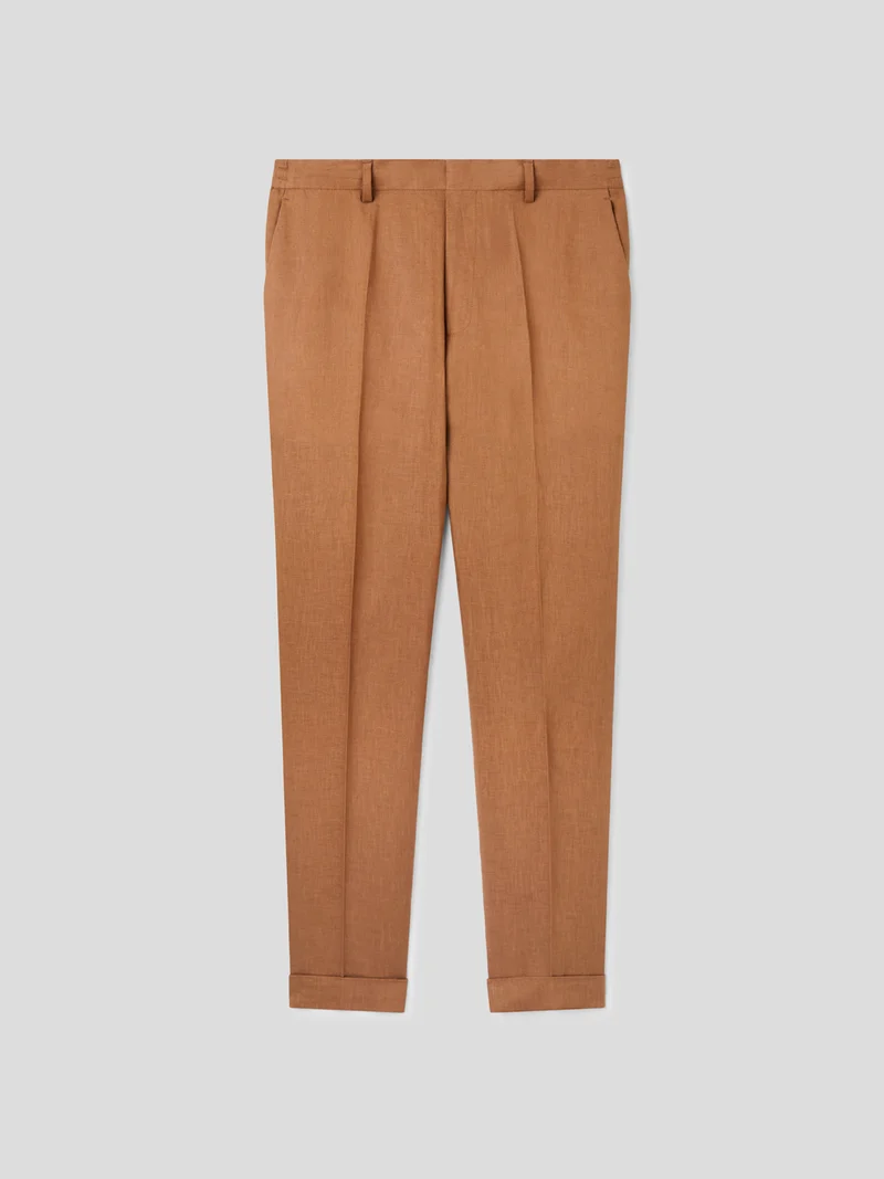 Pantalon de costume en lin