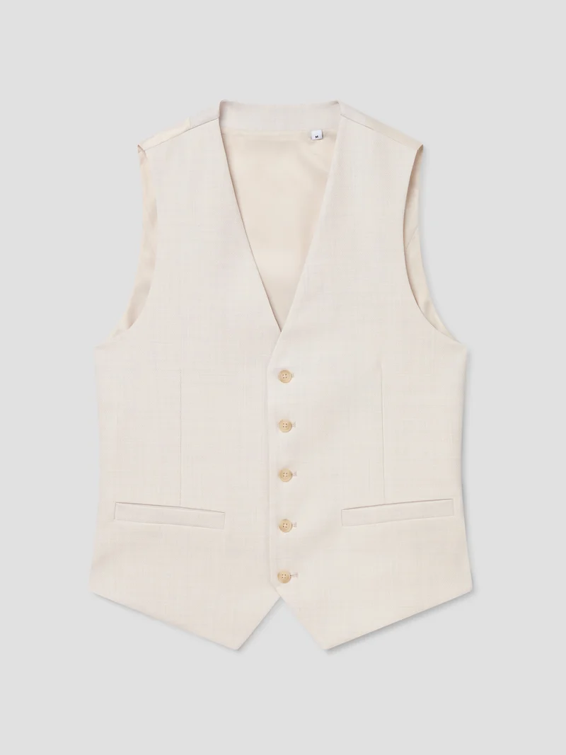 Gilet de costume en laine mélangé