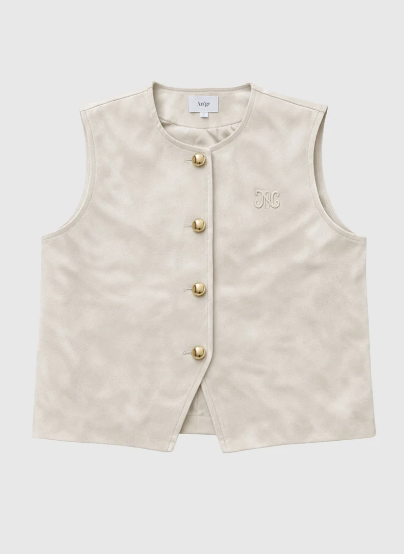 VESTE SANS MANCHES HULIANE ecru