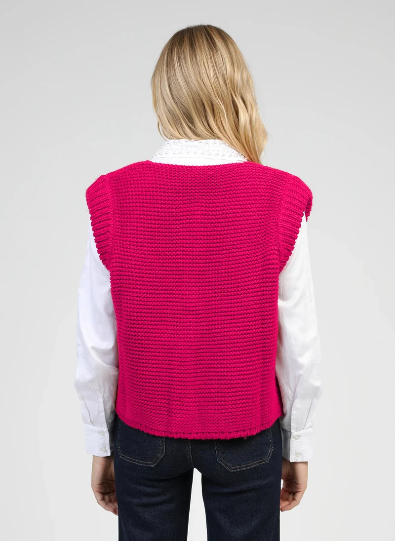 GILET LEGRINGO fushia