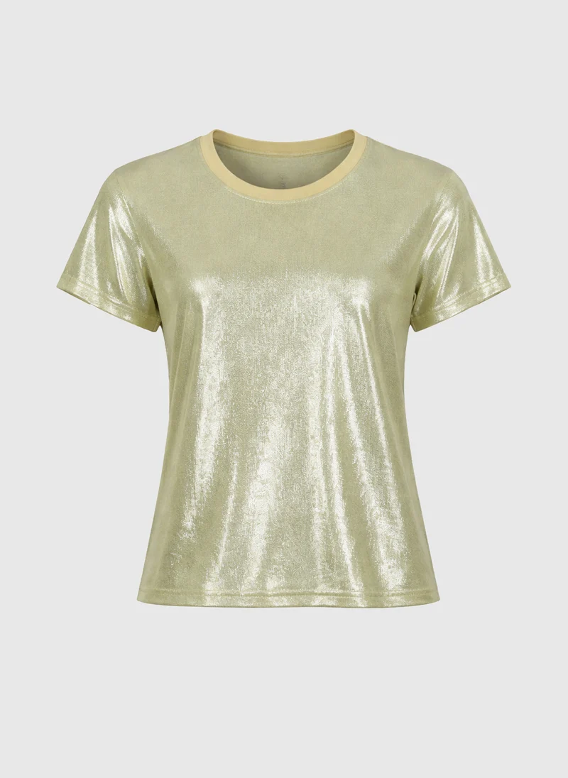 T-SHIRT ALIZA jaune