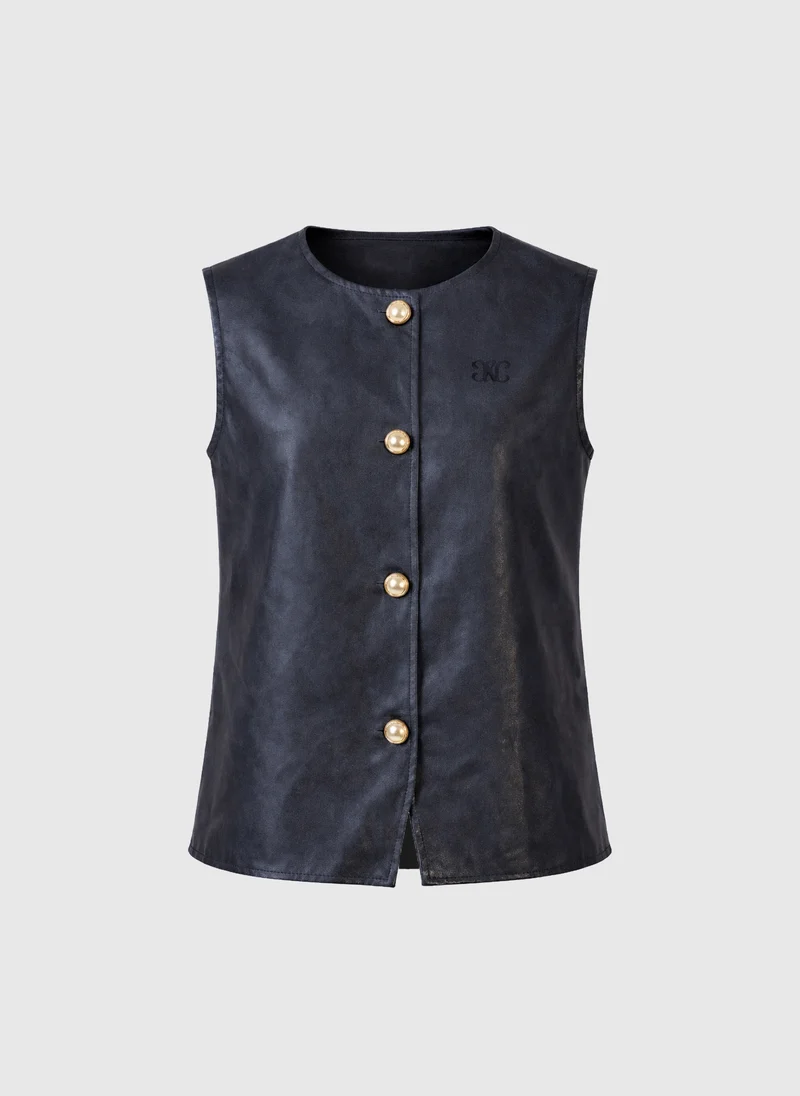 VESTE SANS MANCHES HULIA marine