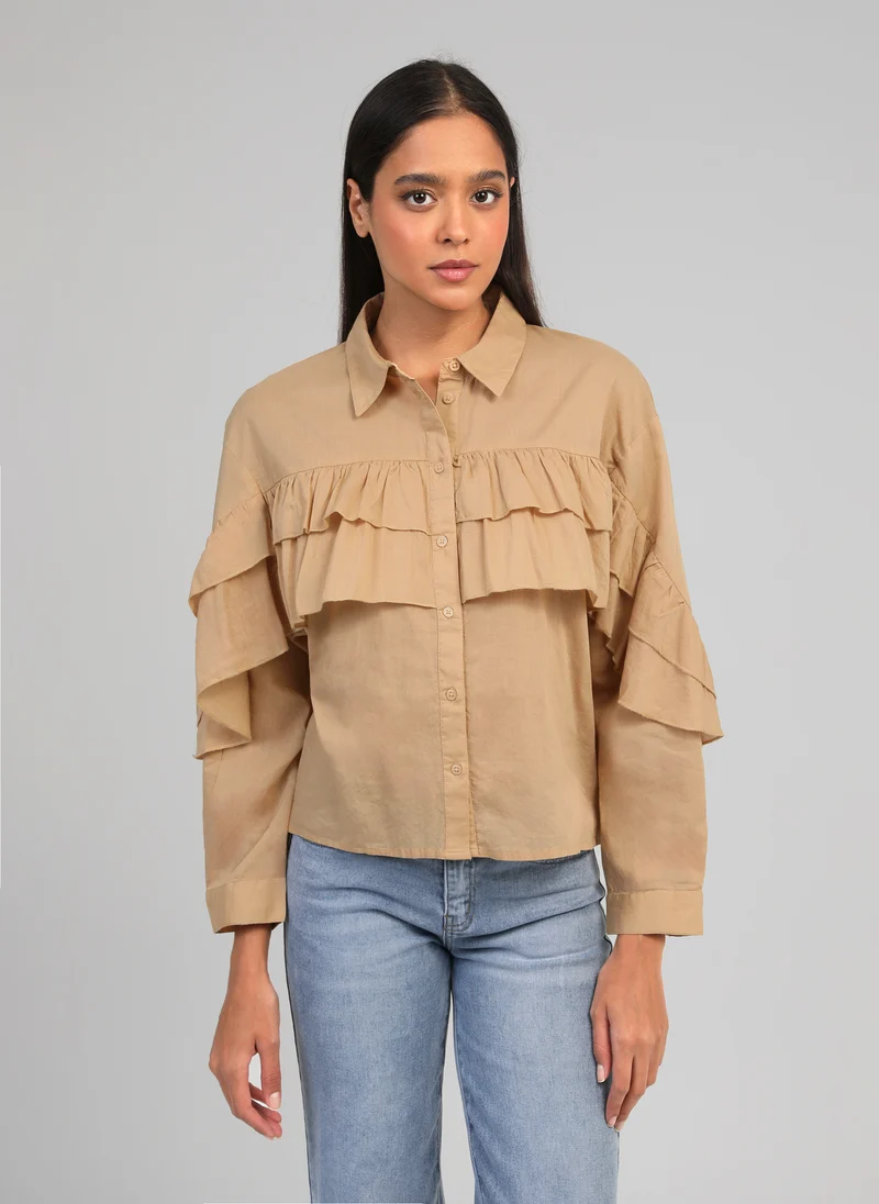 CHEMISE SUPREMA sable