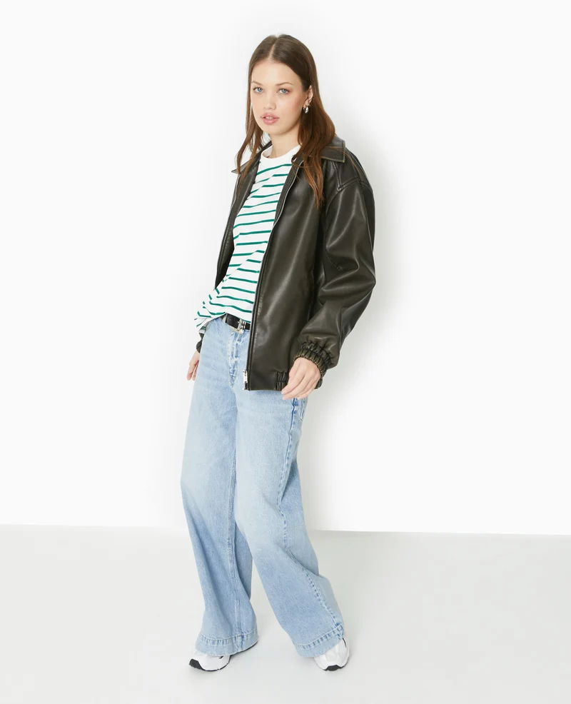 Marinière oversize manches longues