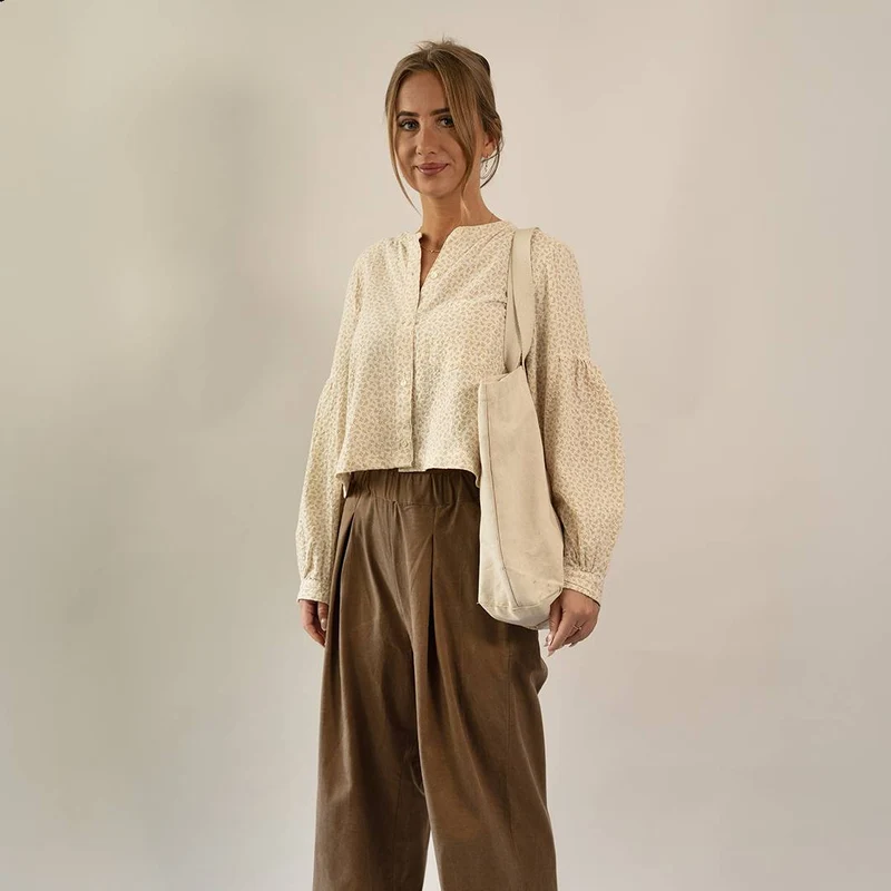 Patron de Couture PDF | Chemise Bouffante | Wardrobe by Me