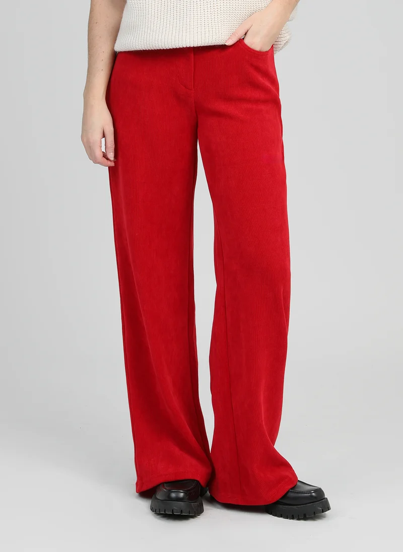PANTALON PERDY rouge
