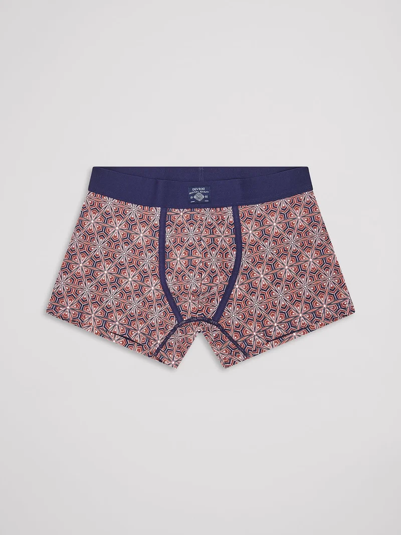 Boxer stretch en coton bio fantaisie
