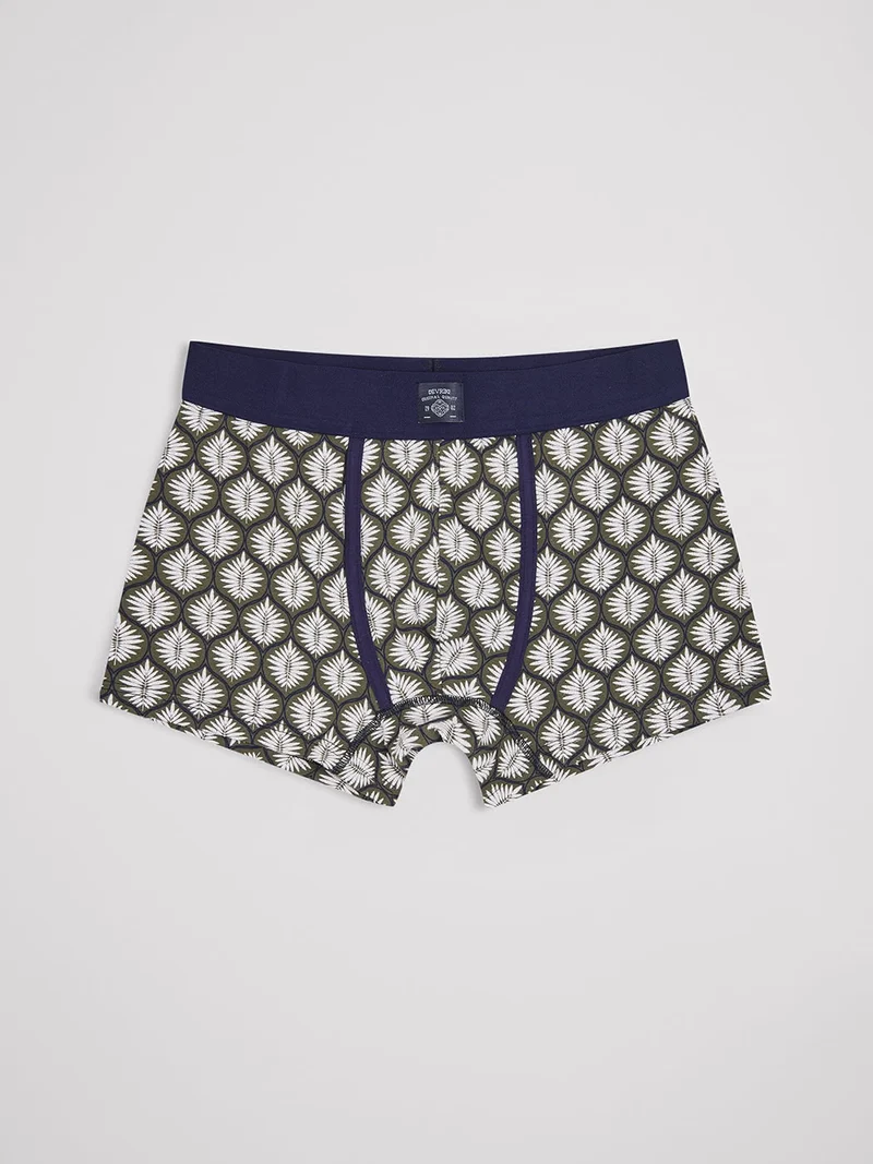 Boxer shorty fantaisie en coton